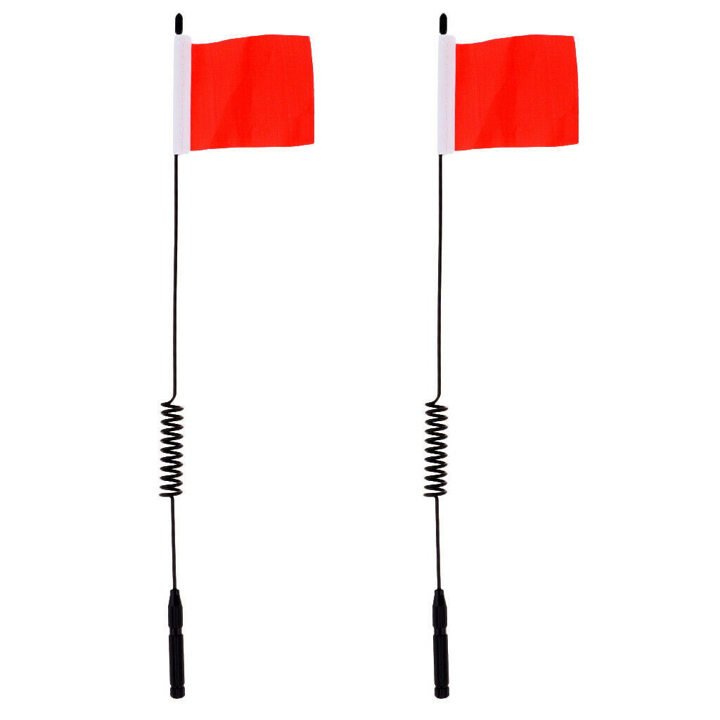 Pack 2 11'' Metal Antenna Accessories for 1:10  TRX4 SCX10 RC Car