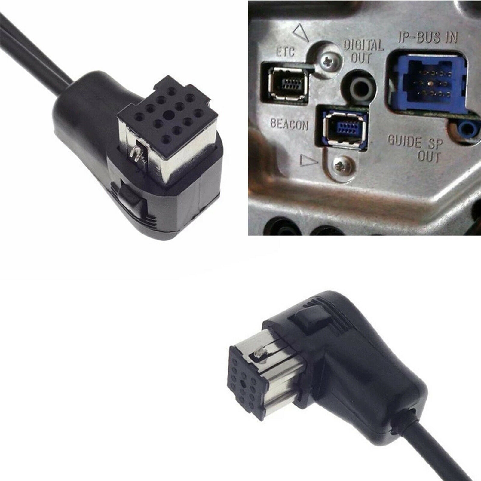 Bluetooth Audio Cable Adapter Speaker Music for Pioneer Radio IP-BUS P99