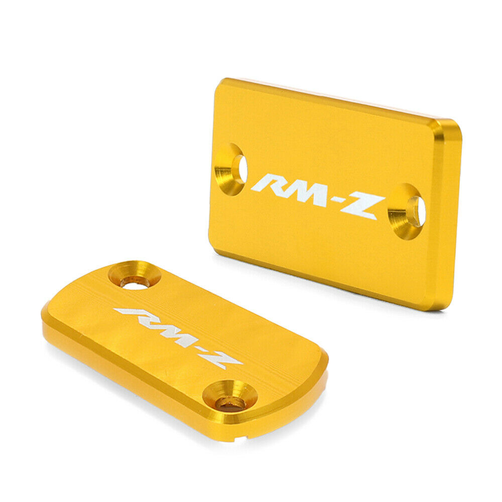 Front Rear Brake Reservoir Cover For SUZUKI RMZ250 RMZ450 RMZ 250/450 2005-2020