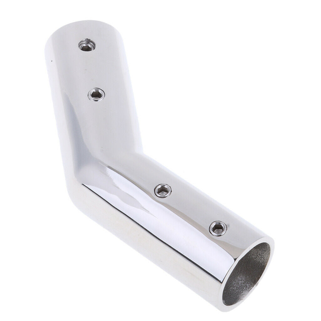 Boat Marine Hand Rail Fitting 140 Degree 7/8" Elbow 316 Stainless Steel