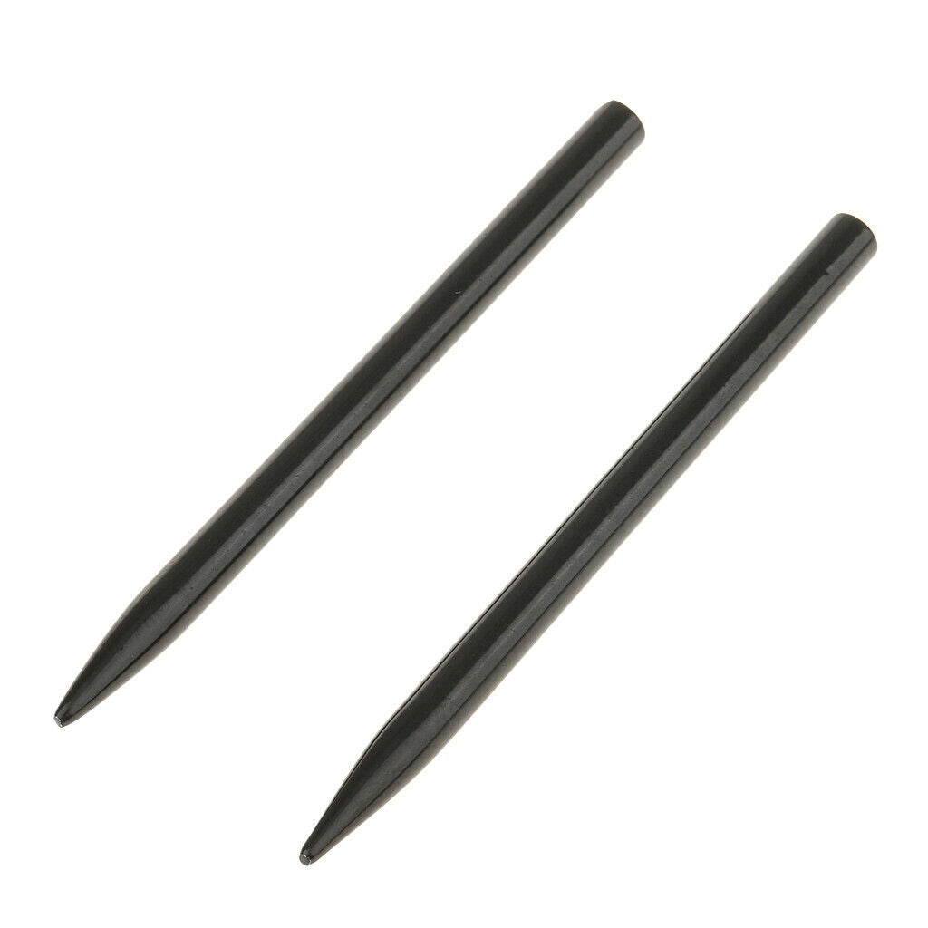 2pcs Stainless Steel Paracord Fids Needles Lacing Stitching Tool Black