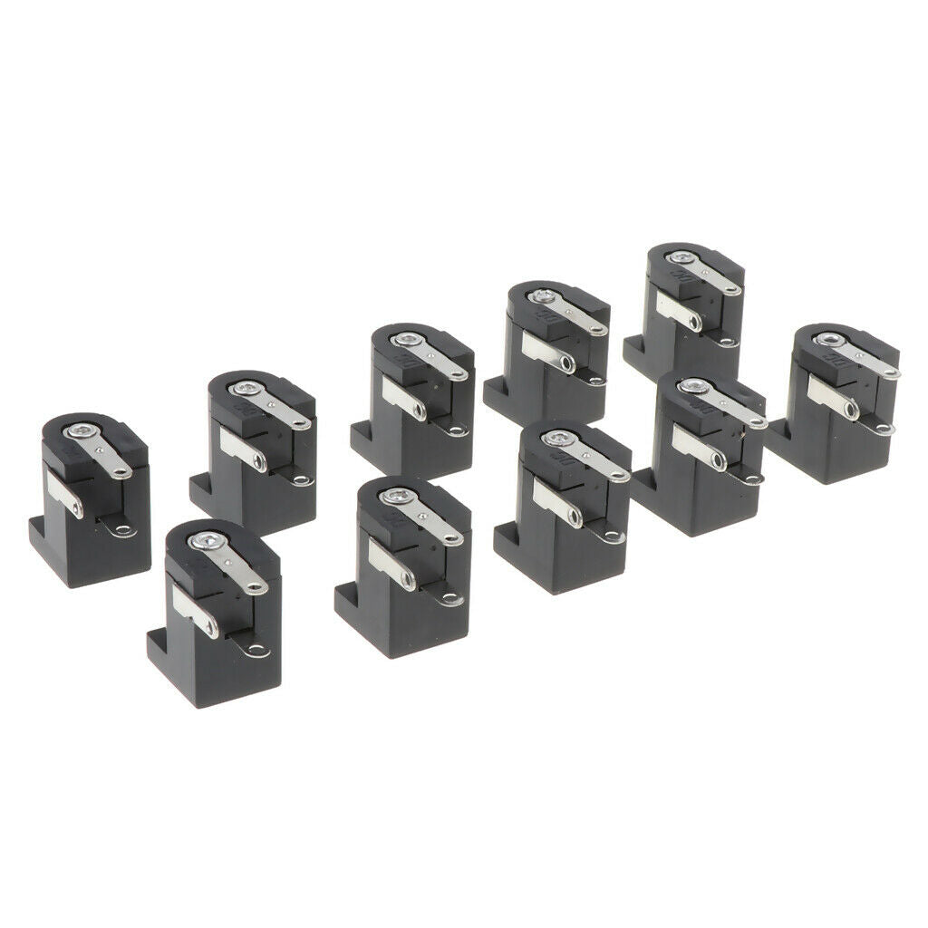 10 x 3-Pin Female DC Power Supply   Socket Connector 5.5mmx2.1mm