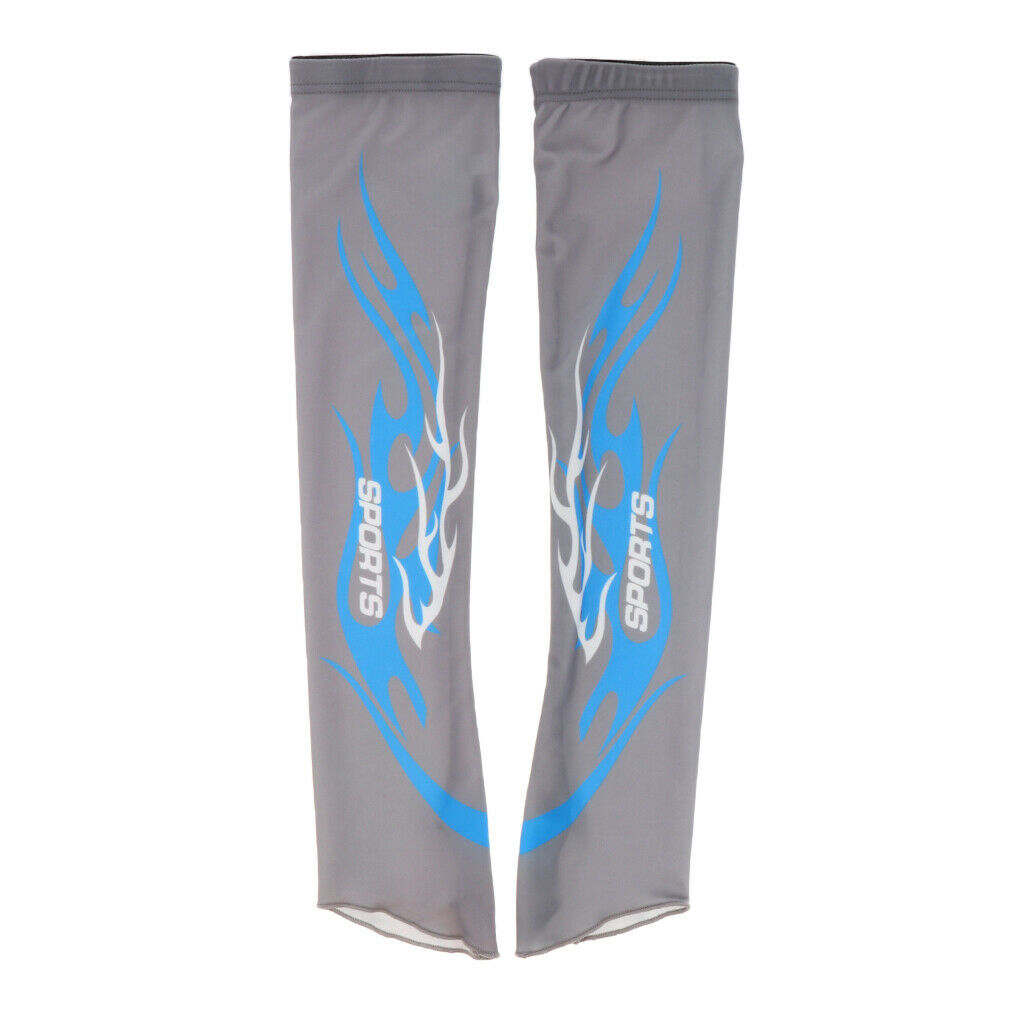 1 Pair Cooling Arm Sleeves UV Sun Protection Cover Cycling Golf Sports XL