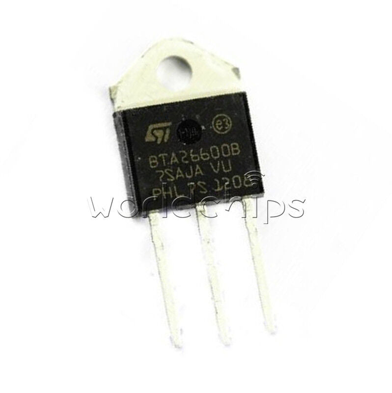 10PCS BTA26-600B TRIAC BTA26600B STM TOP-3L New