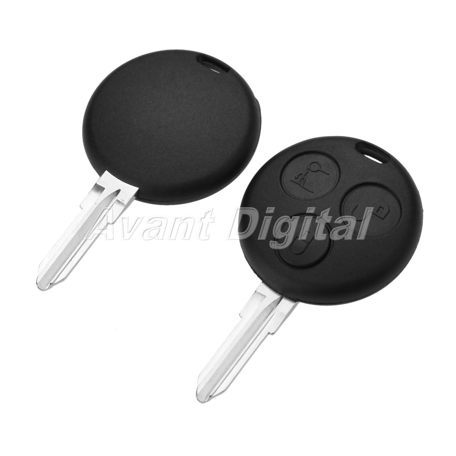 1Pc Car Remote Key 3 Button 433MHz Fit For Mercedes Benz Smart Passion 2000-2004