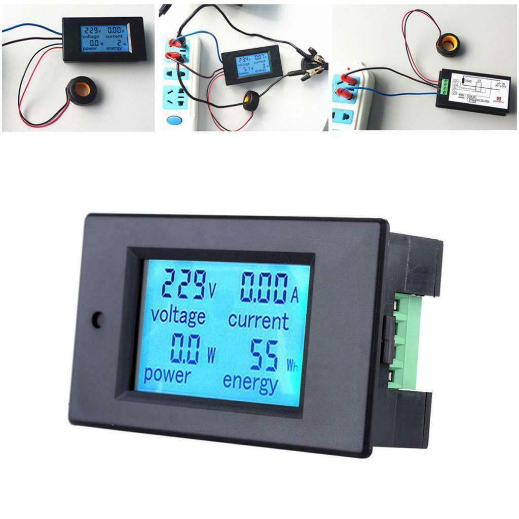 Digital display voltmeter ammeter voltage display ammeter