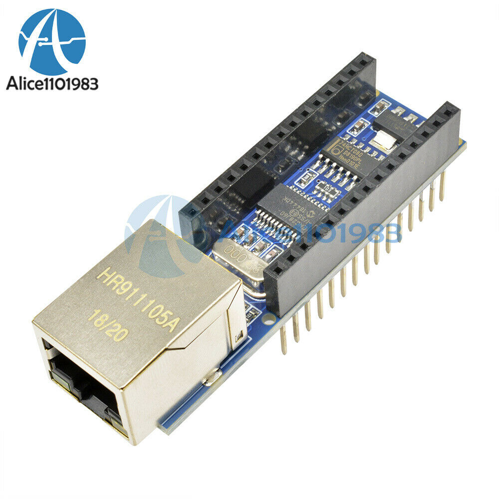 ENC28J60 Ethernet Shield Module+Arduino USB Nano V3.0 Atmega328P 5V 16M Board