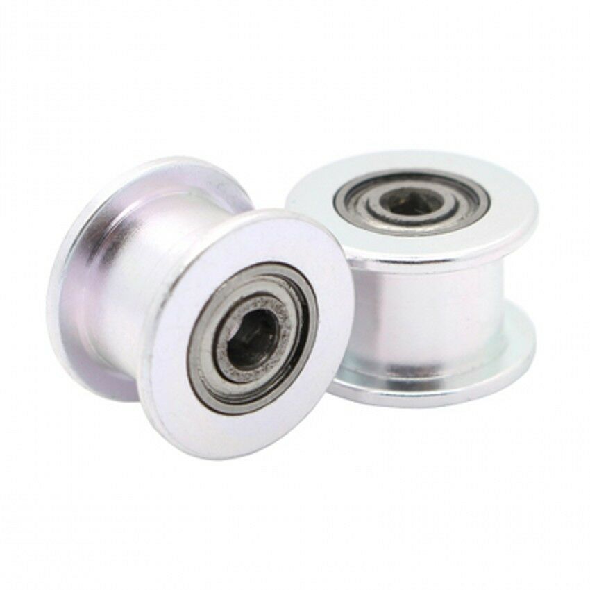 1Pcs Timing Belt Drive Pulley 5M20T Smooth Idler Pulley Bore 6mm For 15mm Belt