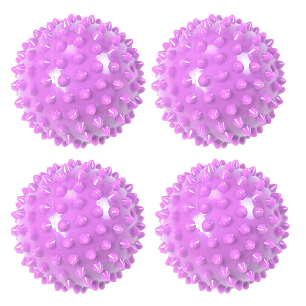 4 Pcs Spikey Massage Ball for Palm Feet Arm Back Stress Reflexology Massage