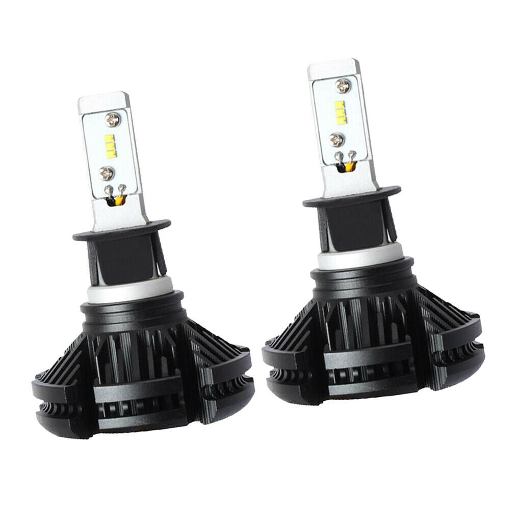 2pcs H3 9-32V Car Motorcycle Headlight Bulb 6500K 50W Fog Driving Light Lamp