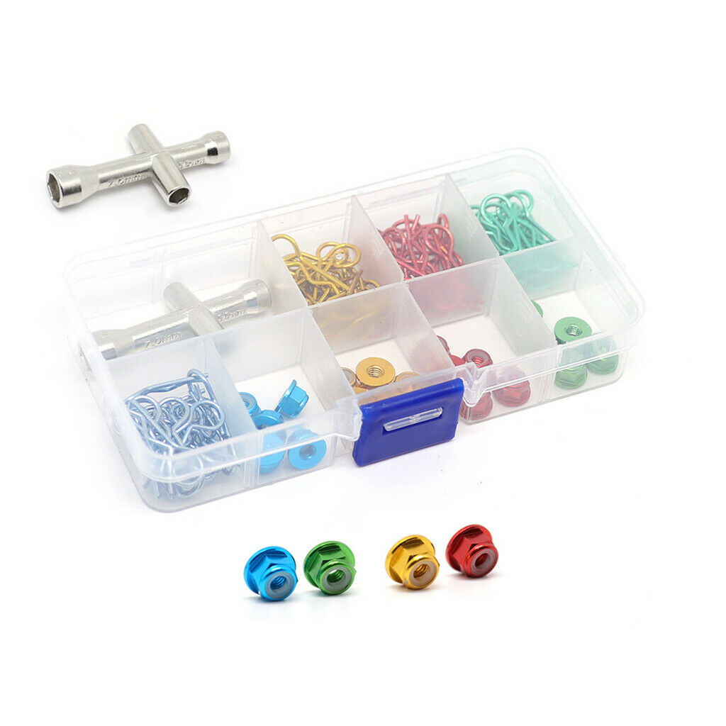 101x RC Body Shell R Clips Pin for 1/10 1/12 RC Car Buggy Truck Accessory