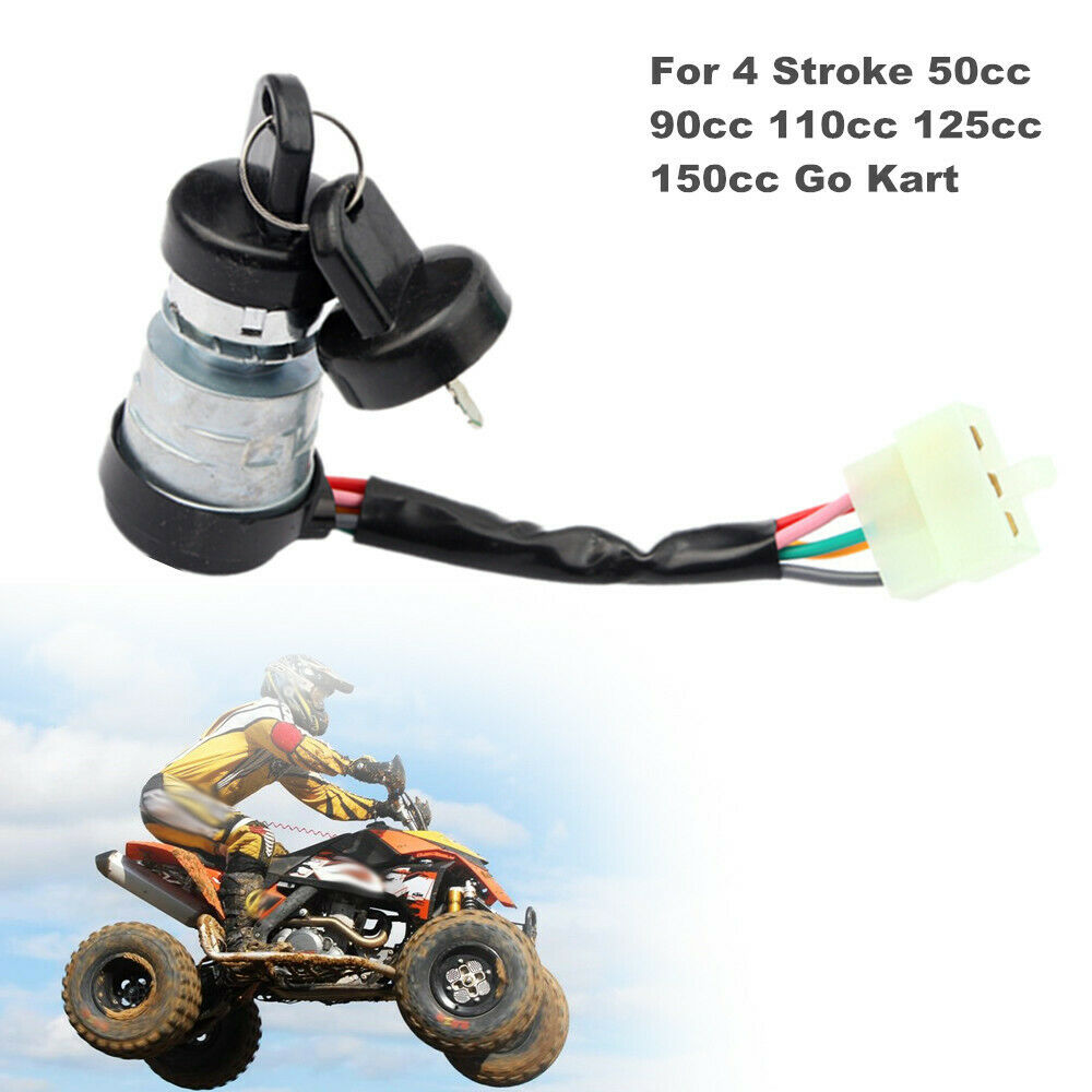 Motorcycle Ignition Keys Switch Lock Set For 4 Stroke 50cc -150cc Engine Go Kart