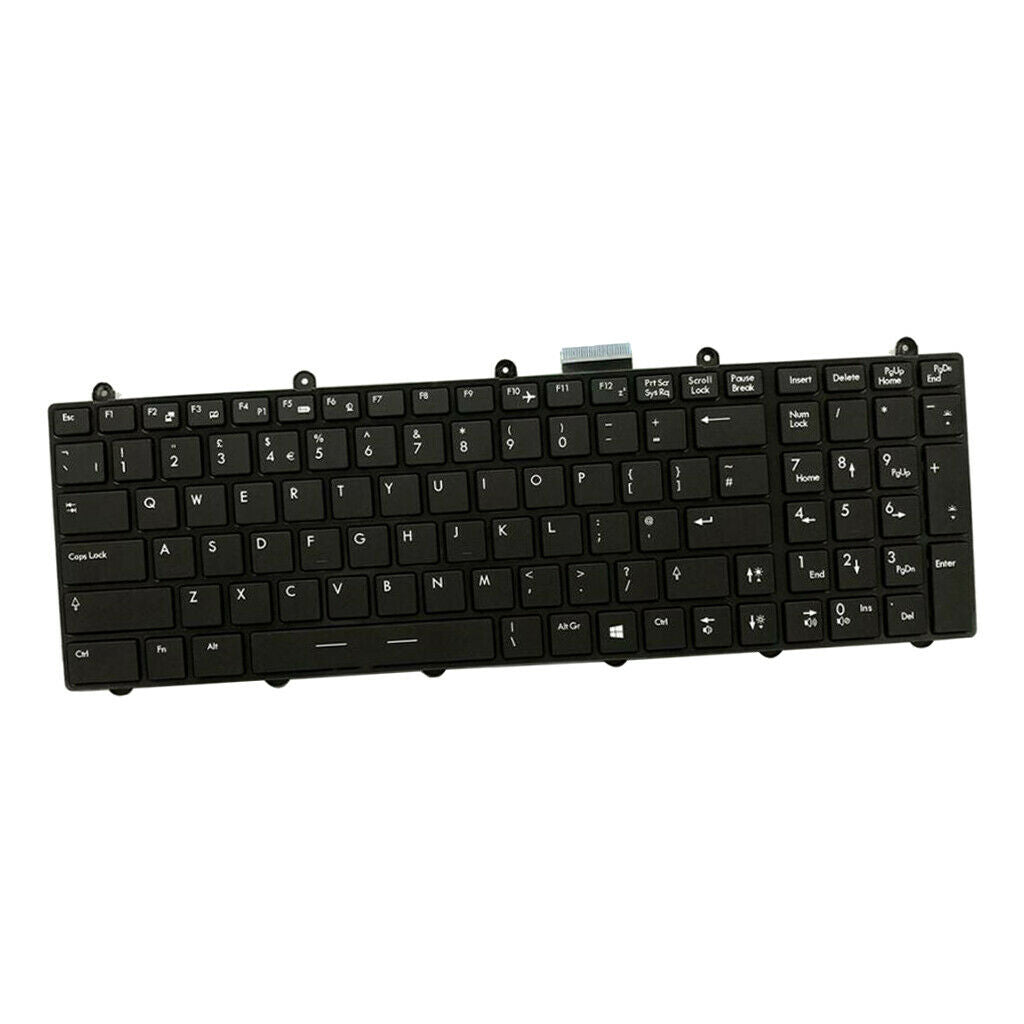 Laptop Keyboard Standard UK with Full RGB Backlit for MSI GT60 GT70 Black