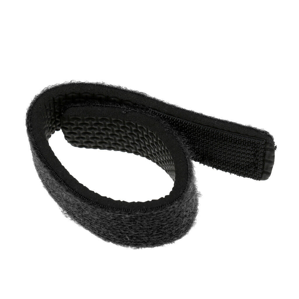 4 Pcs Fishing Rod Belts Wrap Bands Pole Straps Ties Pole Holders Red/Black