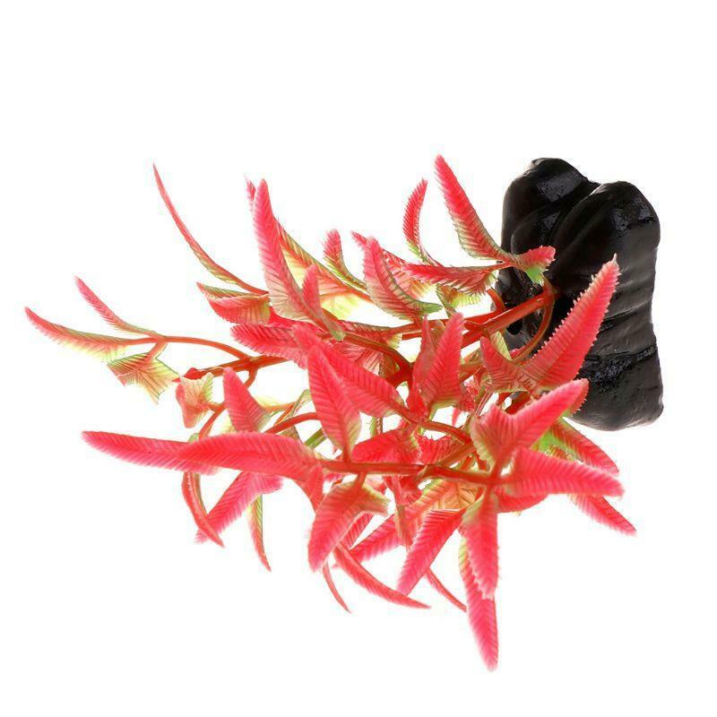 Aquatic Plant Aquarium Lifelike Plants Plastic Fish Tank Landscape Water Grass