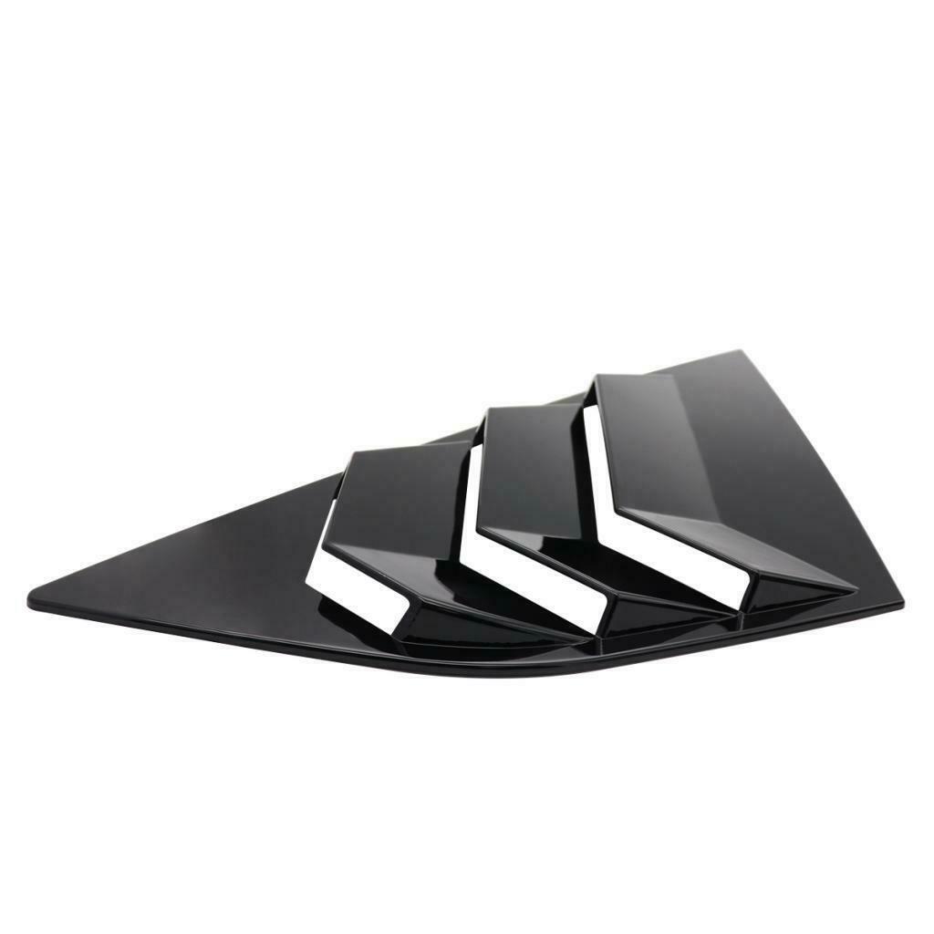 2Piece Window Blinds Side Tuyere Trim Louvers for Ford Focus ST RS MK3 12-18