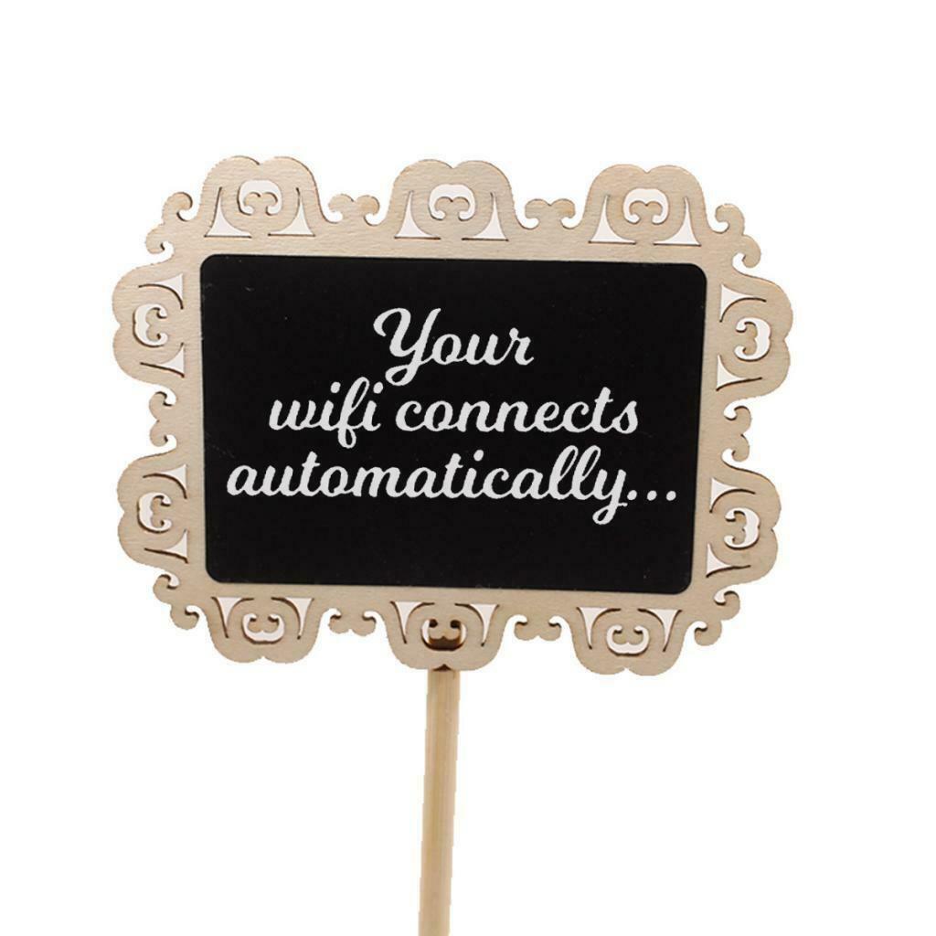 Wood Chalk Board Blackboard Message Memo Notes Sign Board Bar Shop Wedding Table