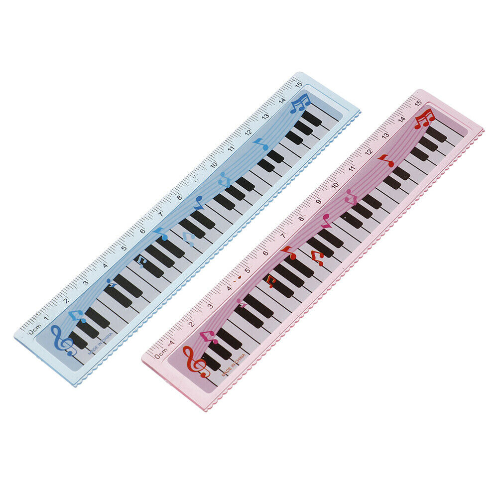 1pcs music ruler primary school students painting measuring scale creativ.l8