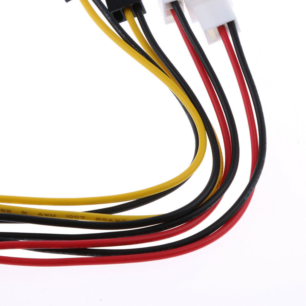 4pin SATA  to 4-Port 4Pin Cooler Cooling Fan Splitter Power Cable