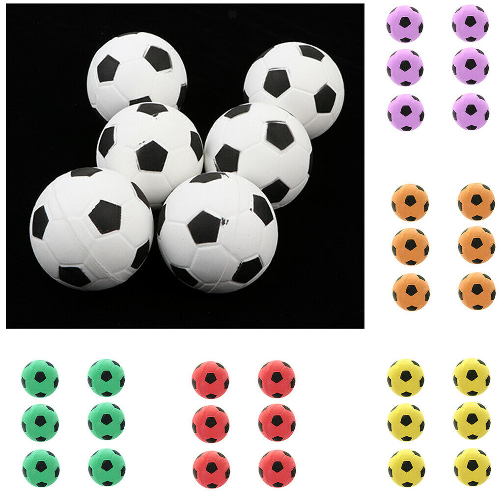 Pack 12 Soft Foam Sponge Bounce Soccer Balls Children Party Game Toys 2.4"
