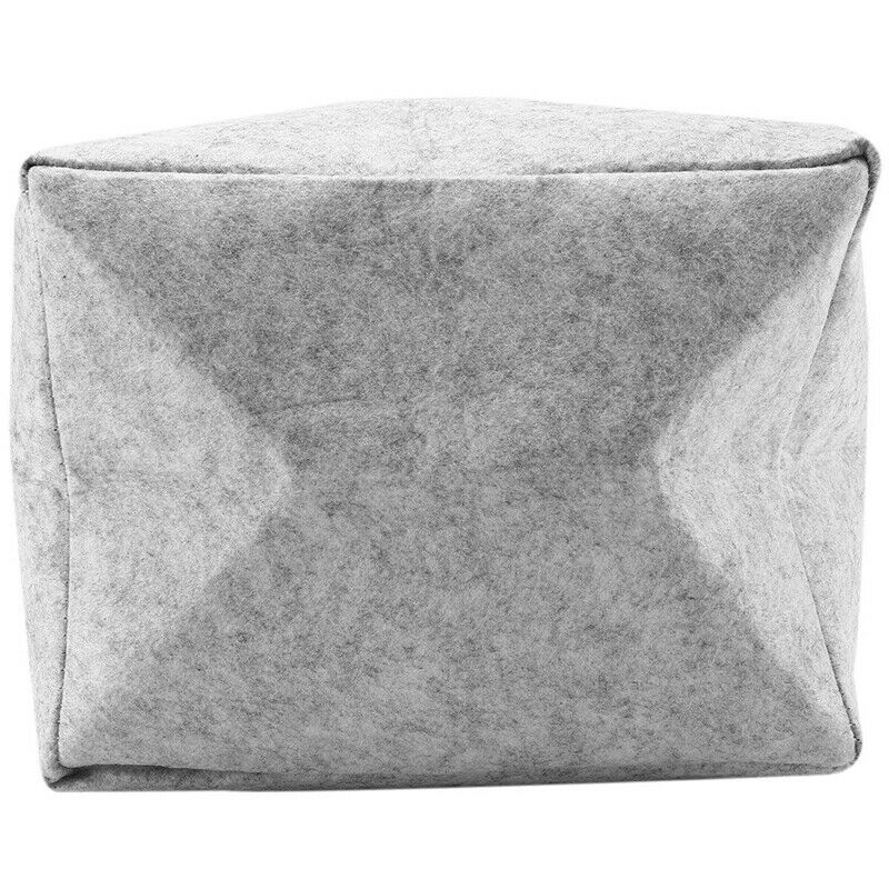 Simple Felt Fabric Storage Basket Cute Design Convenient Folding Box Clothing M9
