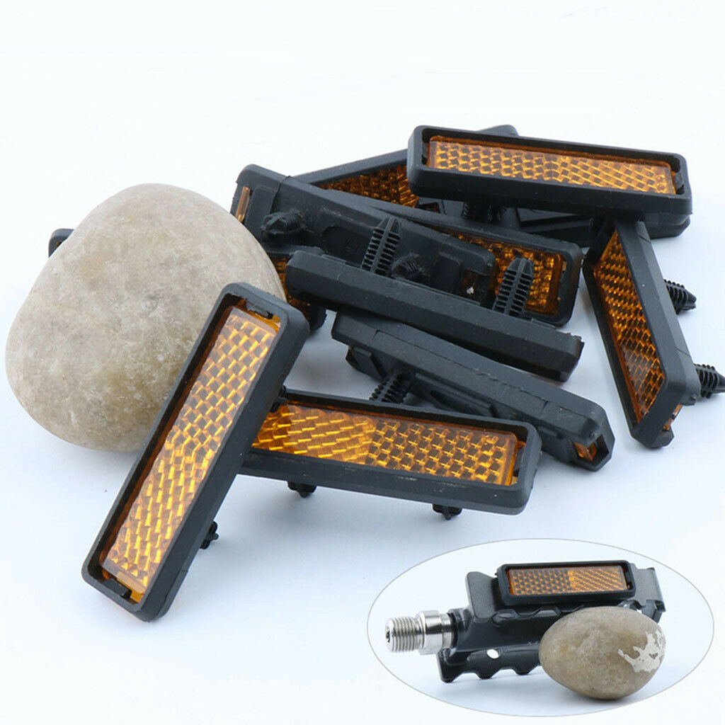 Bike Set Pedal Reflector Safety Night Reflective Bike