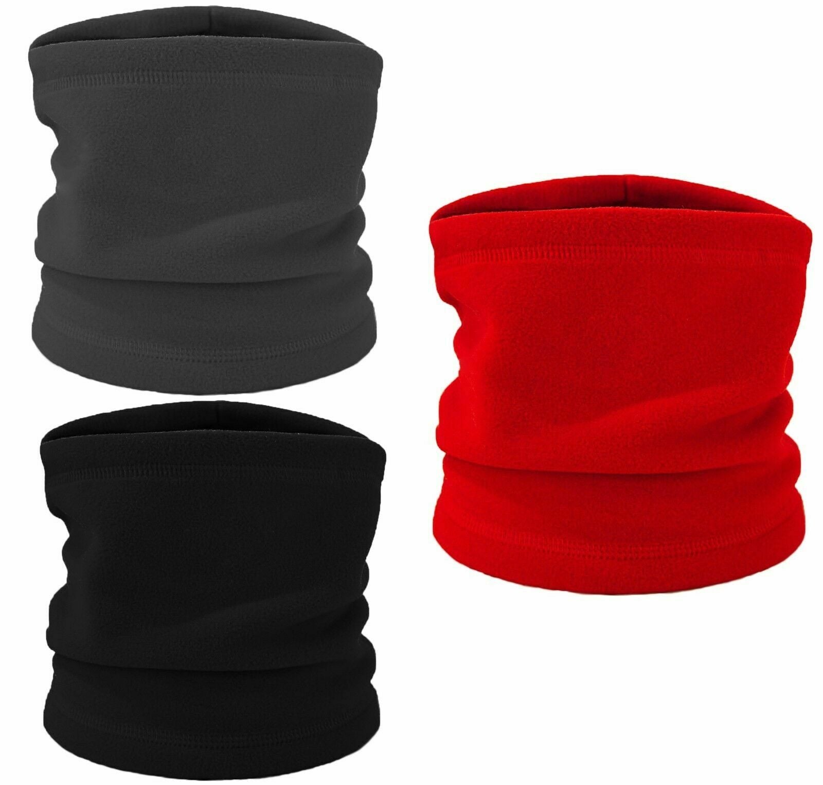Winter Neck Warmer Gaiter Polar Fleece Ski Face Shield Snowboard Cold Weather