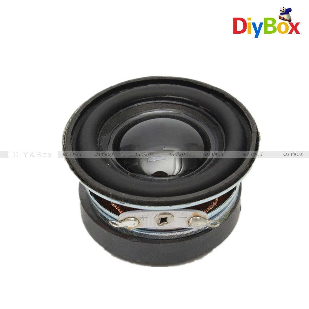 2PCS 4 Ohm Speaker 3W 40mm Acoustic Audio 36mm Magnetic Outdoor Black Hat PU
