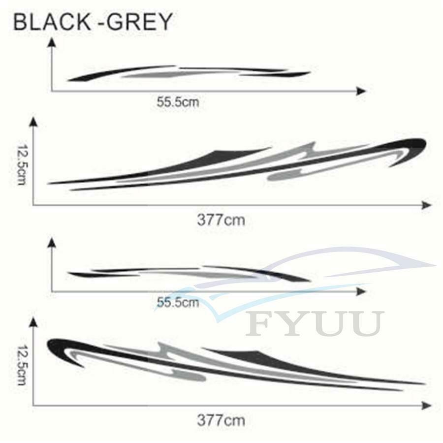 For Mercedes Sprinter Car Long Side Stripes Stickers Sports Styling Decoration