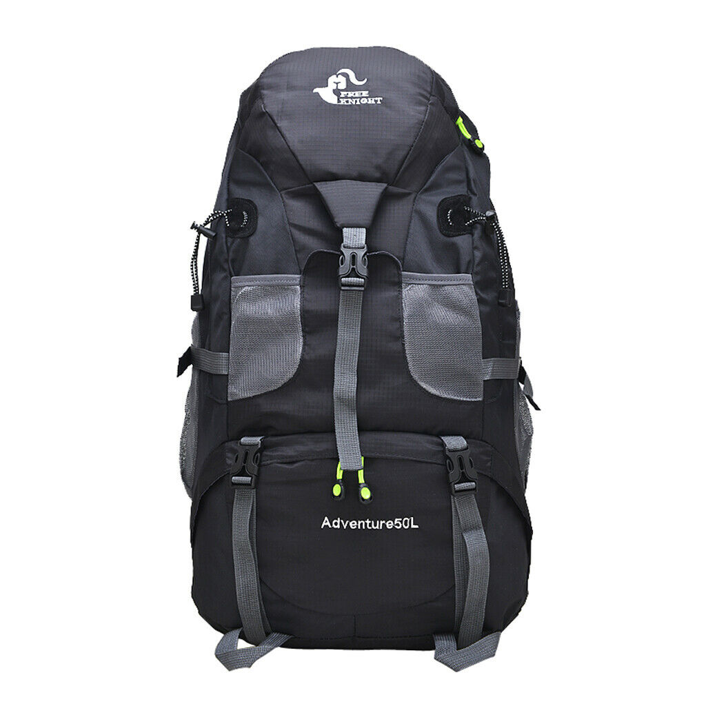 Lightweight Outdoor Travel Cycling Riding Hiking Camping Backpack 50L Black