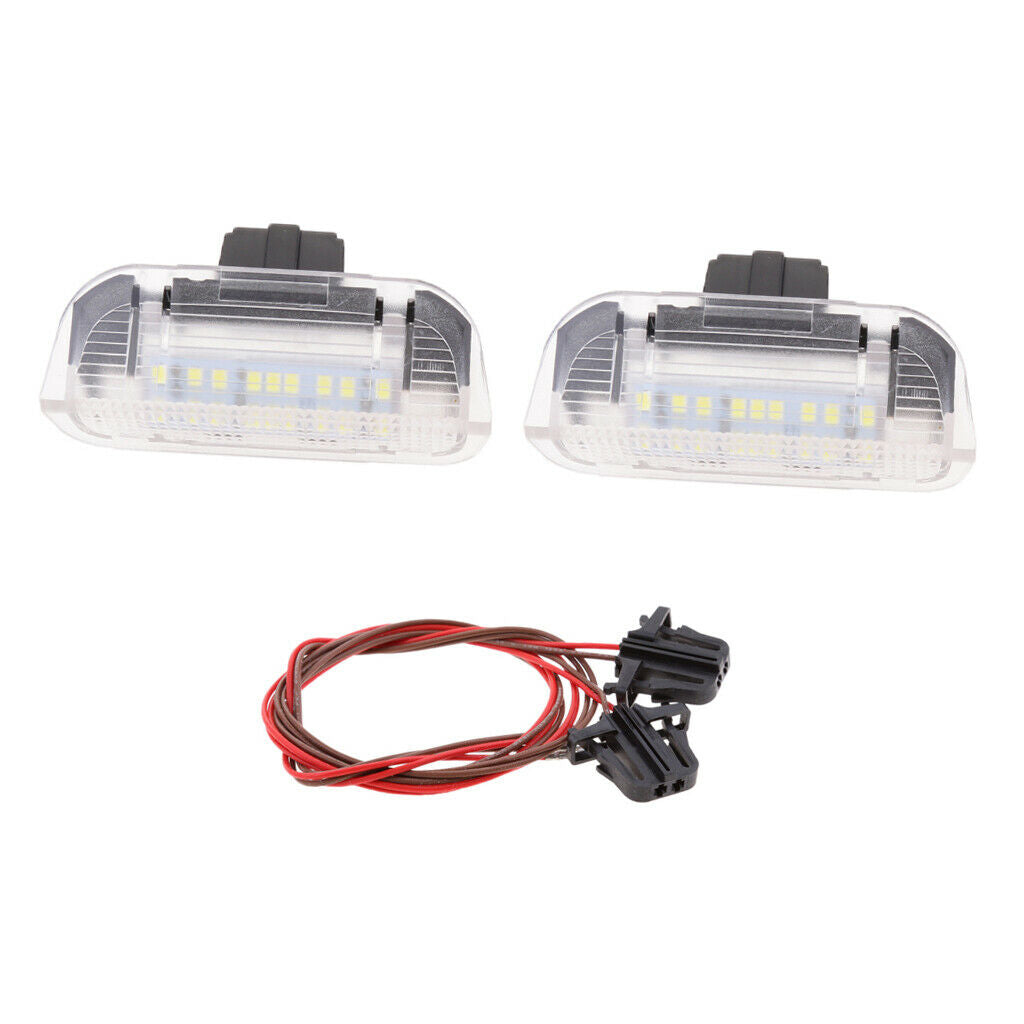 2x 3528-SMD 18LED Side Door Courtesy Lights For VW Golf EOS Jetta Passat CC
