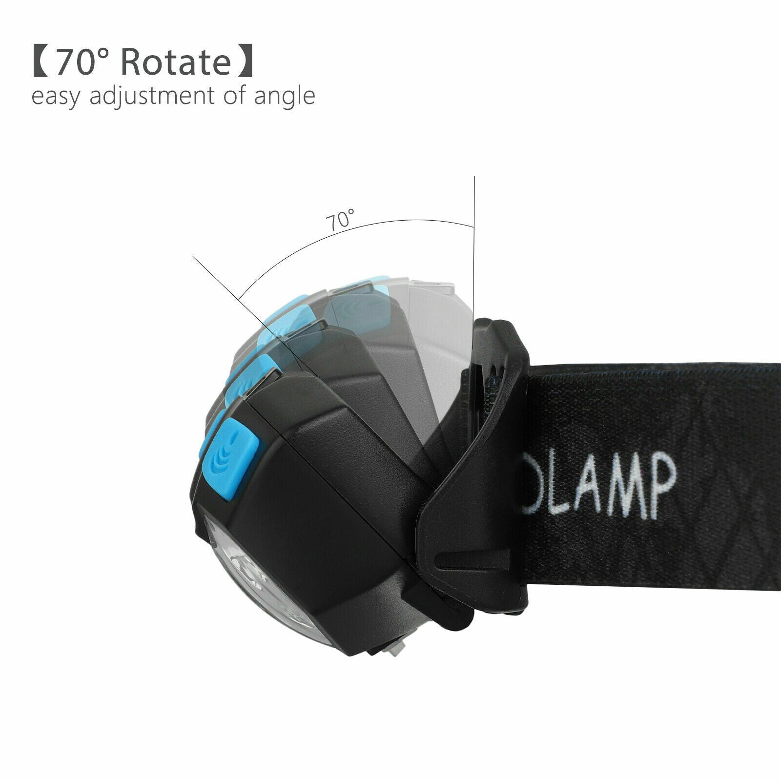Motion Sensor Waterproof LED Headlamp Rechargeable Body Head Light Flashlight