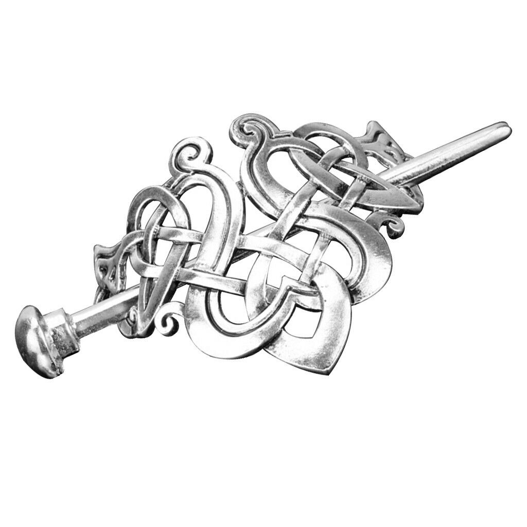 Exquisite Viking Celtic Hair Clip Women Alloy Stick Slide Hair Dress, Gift for