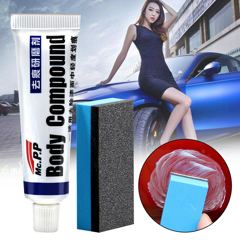 Auto Car Scratch Remover Repair Paint Agent Body Compound Paste Abrasive Kit_US
