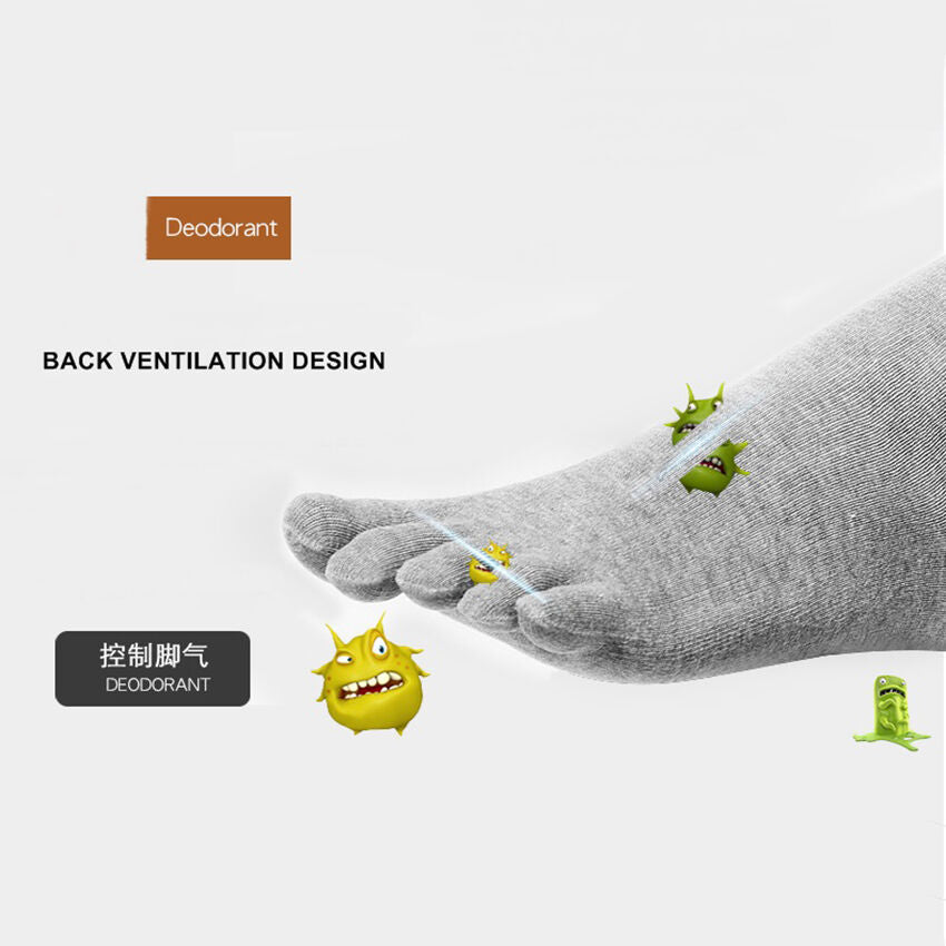 5 Pair New Wholesale Five Finger Socks Mens Womens Socks Cotton Sports Toe Sock