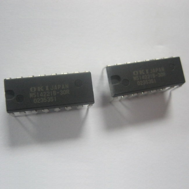 1PCS  IC OKI DIP-16 MSM514221B-30RS MSM514221B-30R M514221B-30R M514221B