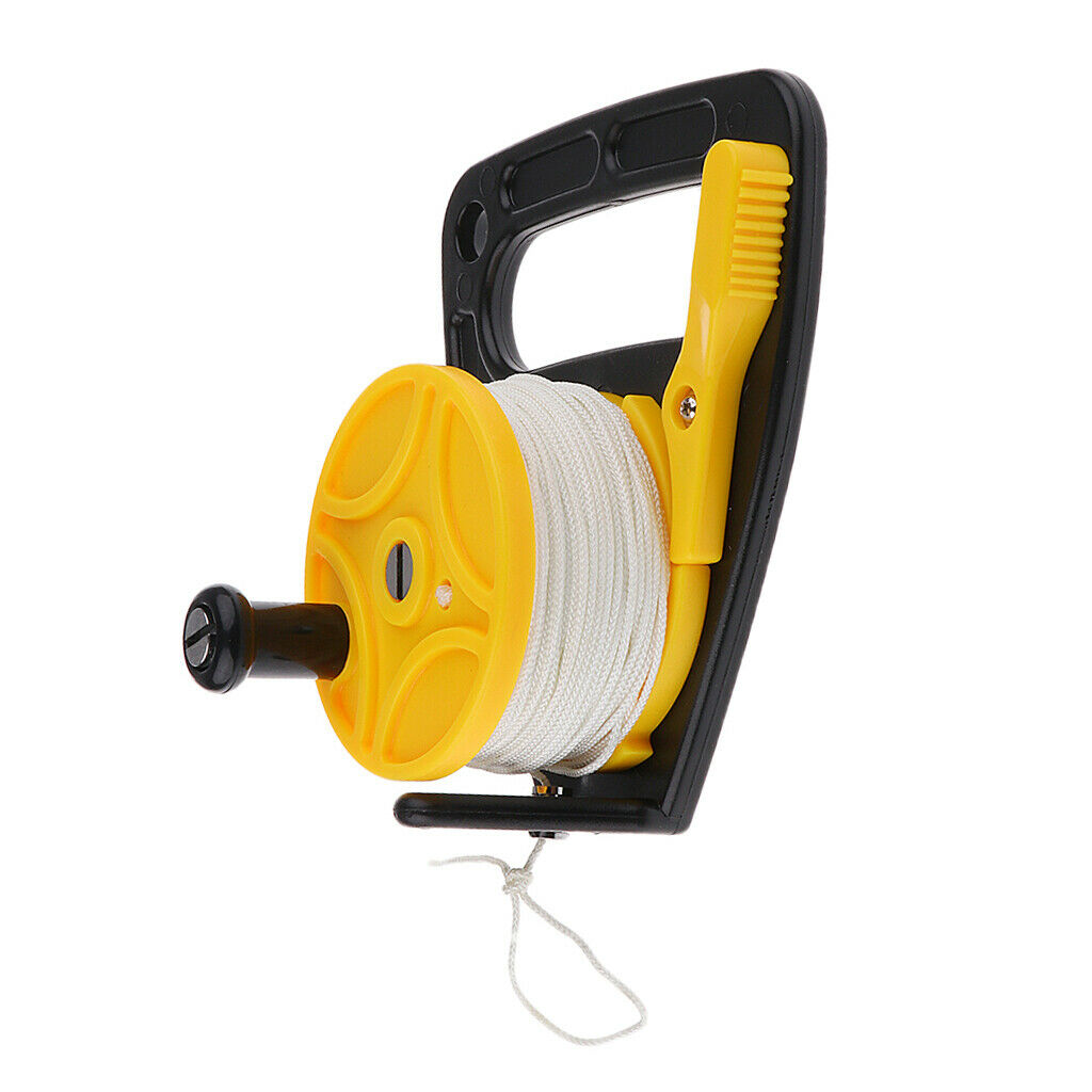 Dive Reel - Cave/Wreck Diving With 150ft (46 Metres) Line and Plastic Handle