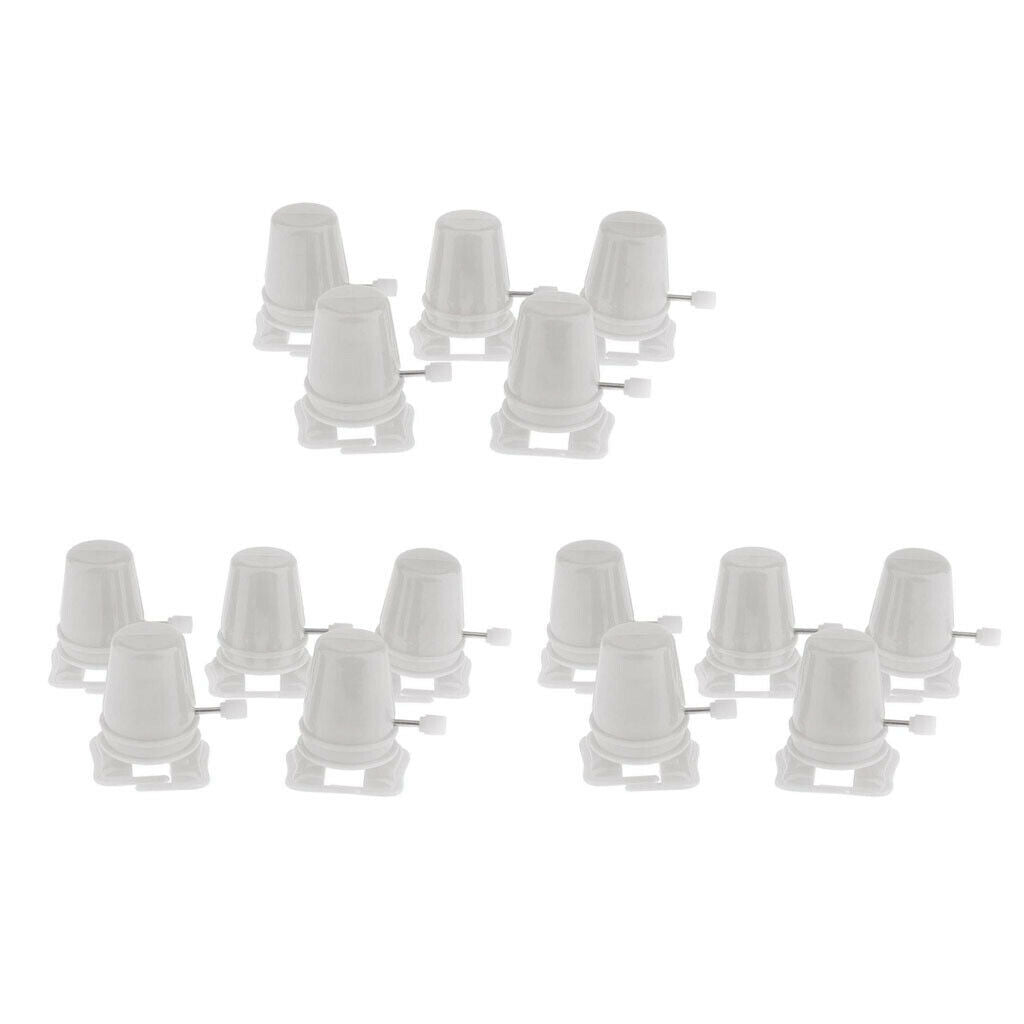 15pcs Clay Plastic Clockwork Hand Fittings Walking for Mini Walking Children