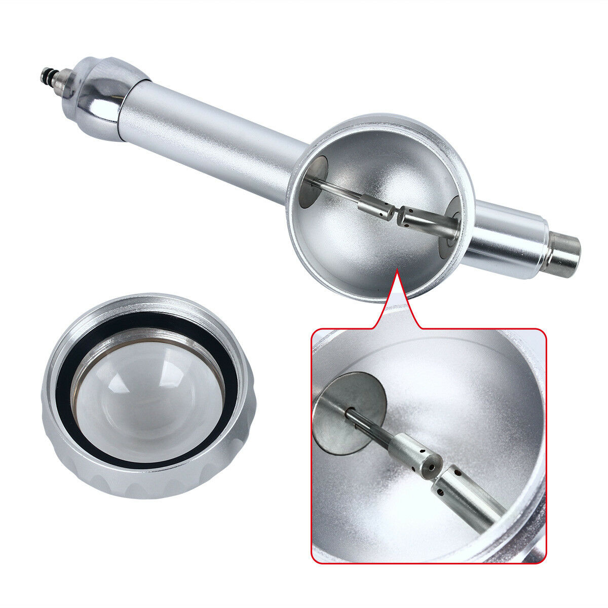 Dental Air Water Polishing Polisher Prophy Jet Handpiece + Quick Coupler 4 Holes