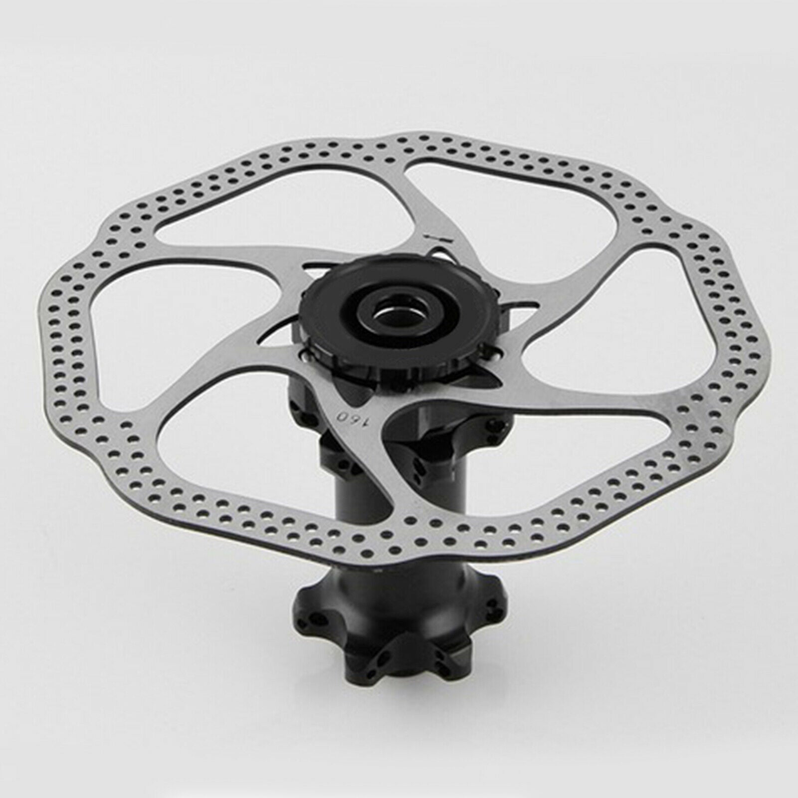 Bike Center Lock Adapter to 6-Bolt Rotor Brake Rotors 15x100MM to 15x110MM