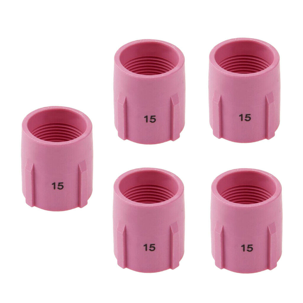 5pcs 53N89 # 15 TIG Alumina Nozzle  Cut For PTA DB SR WP17