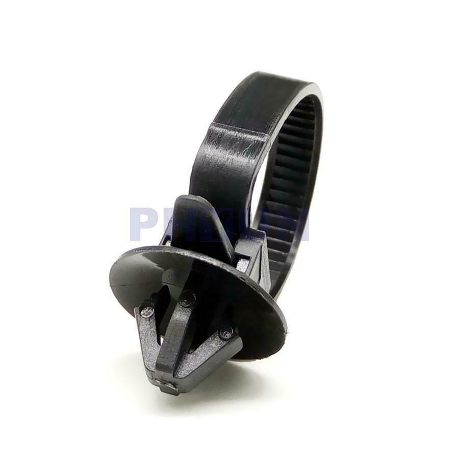 100x U Type Screw Fastener Clips + 50x Tie Wrap For Car Body Panel Fender Fixed
