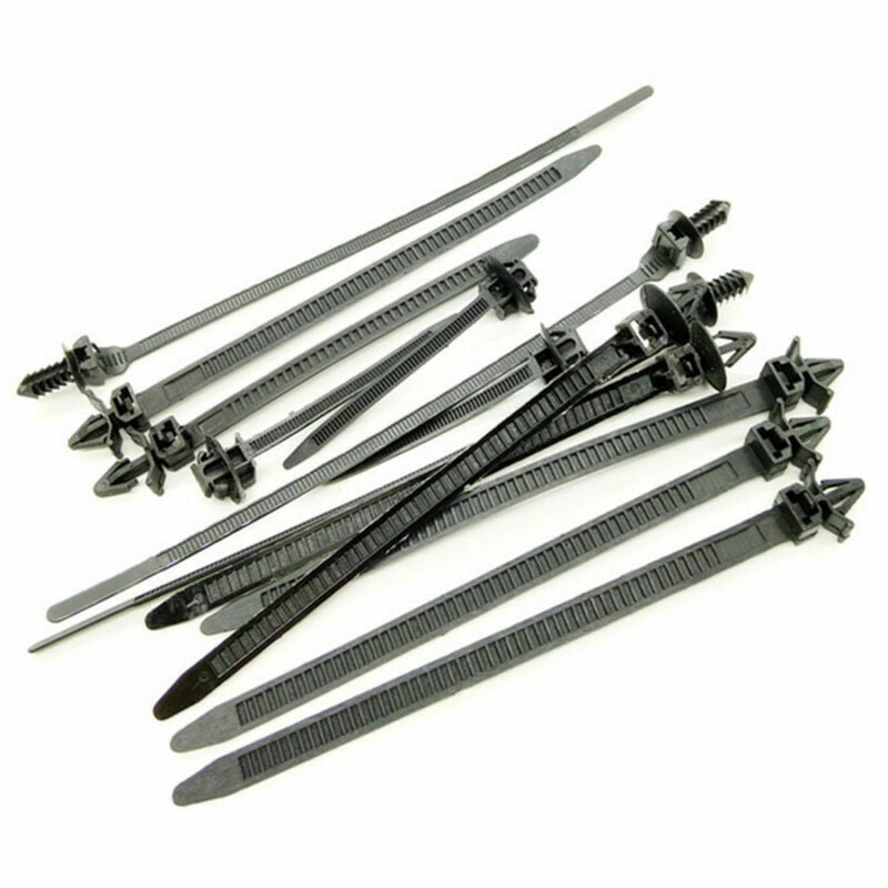 100pc 5 Type Cable Ties Quality nNylon Bundled Wire Band Line Fixed Fastener