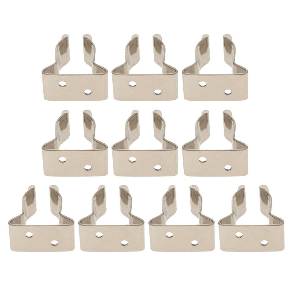 10x New 304SS Marine Boat Sailing Spring Snap Hook Holding Clips Bracket