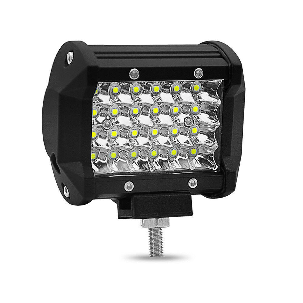 200W LED Work Light Bar Beam Spot Offroad Driving Fog Lamps SUV ATV 4WD 4" IDEM