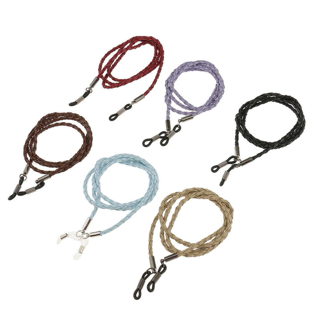 6 Pieces Eyeglass Sun Eye Glasses Holder Neck Cord Sunglasses Chain Lanyards