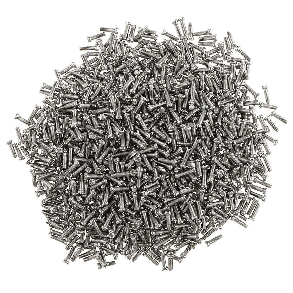 Lots 1000 Pieces Glasses Tiny Screws for Eyeglasses Watch Repair Tools Kit #B
