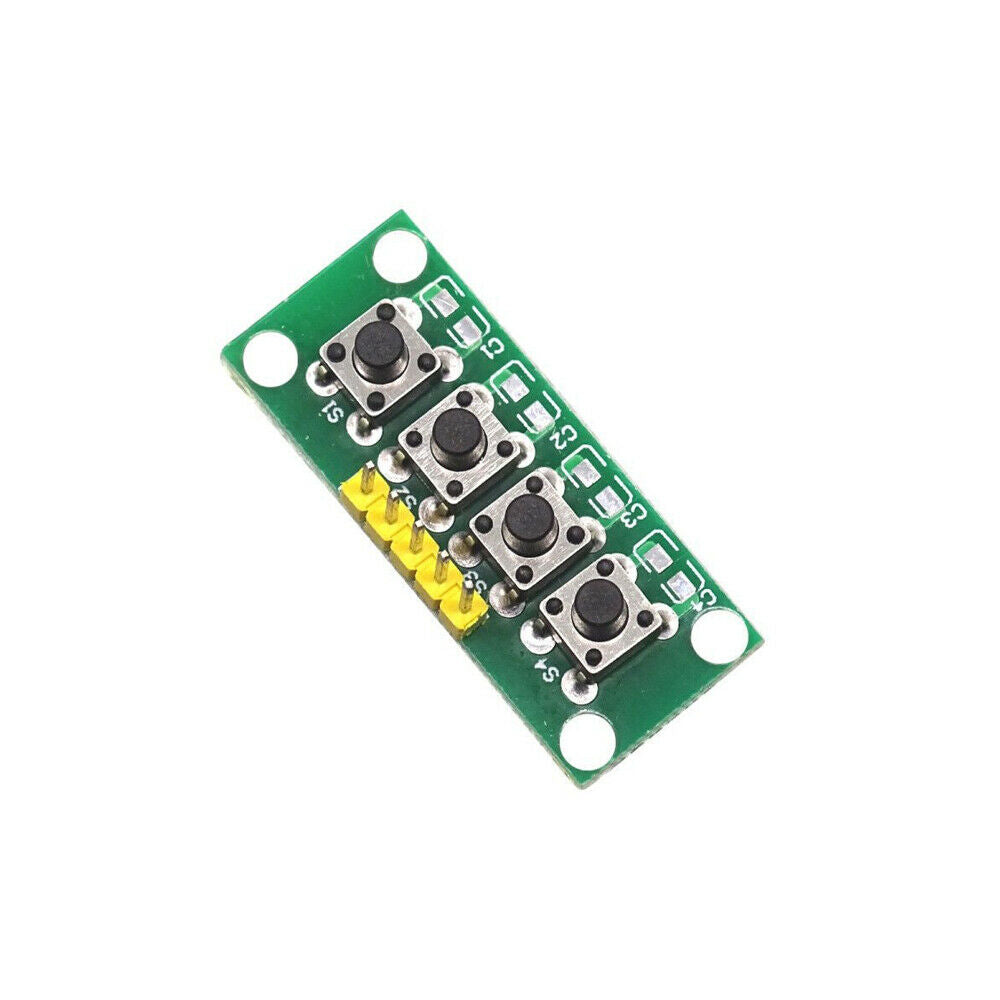 5 Pin 1x4 4 Keys Button Keypad Keyboard Breadboard Module for Arduino CA DIY