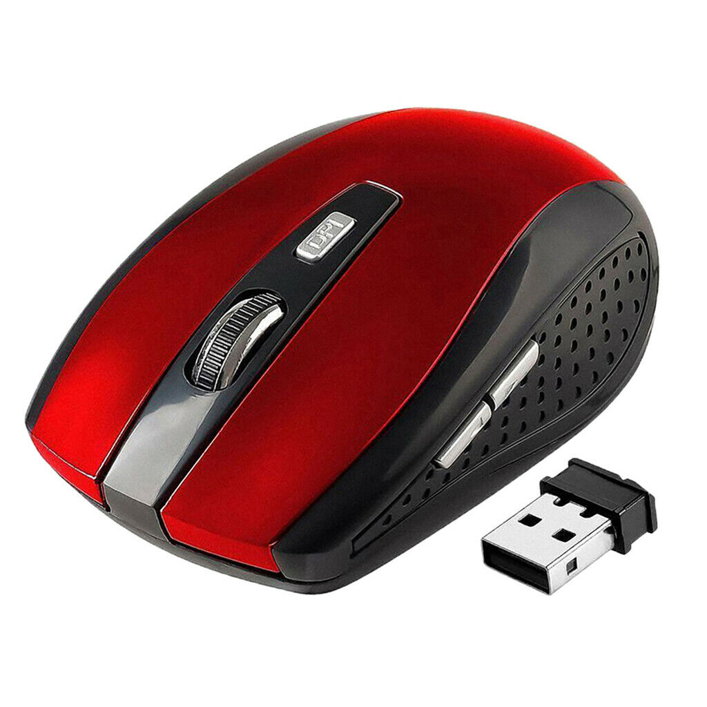 2.4g wireless mouse mini cordless optical mice 6 buttons 1800 dpi for PC