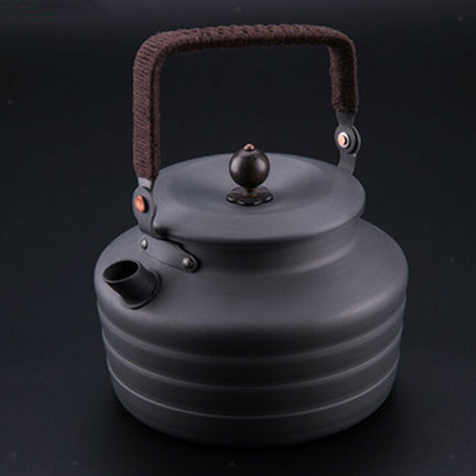 Aluminum Alloy Camping Kettle Picnic Tableware Coffee Pot Cooking Teapot